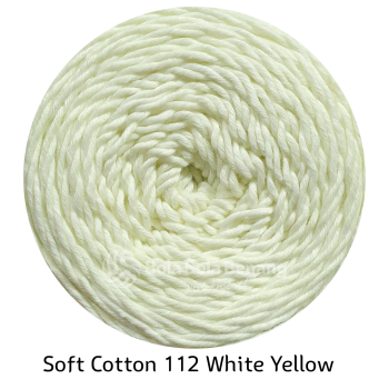 Soft Cotton Plain – Big Ply – SCB Polos 112 White Yellow