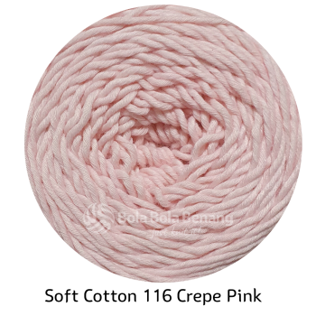 Soft Cotton Plain – Big Ply – SCB Polos 116 Crepe Pink